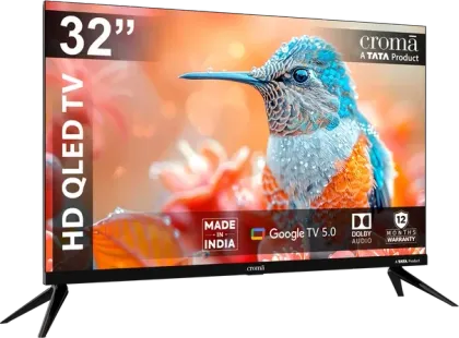 Croma CREL032HGQ331850 32 inch HD Ready Smart QLED TV