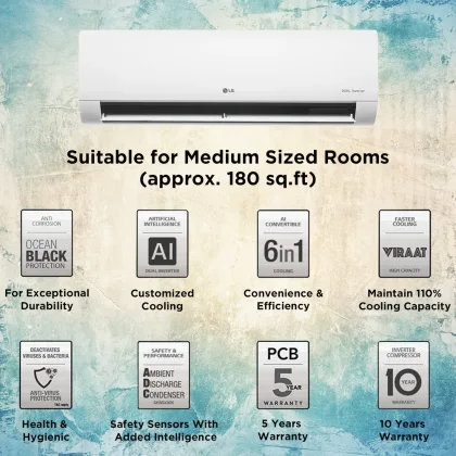 LG US-Q18ANXE 1.5 Ton 3 Star 2025 Inverter Split AC