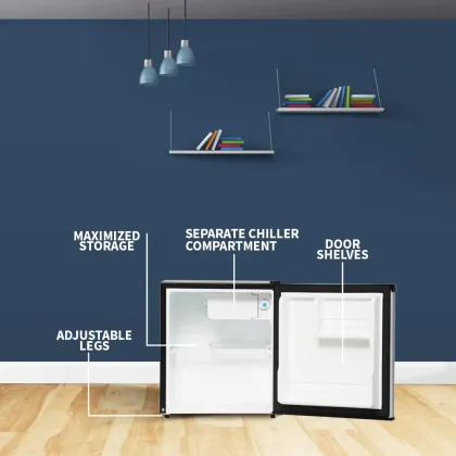 Sharp SJ-MRW055N3-PSS 50 L 3 Star Single Door Mini Refrigerator