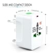 Hi-PLASST Universal Travel Surge Protector