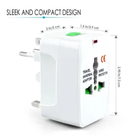 Hi-PLASST Universal Travel Surge Protector