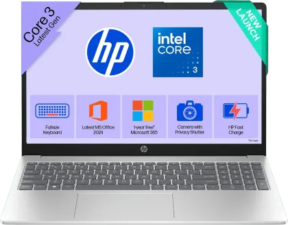 HP 15-fd0886TU Laptop (Intel Core 3 100U/ 24GB/ 512GB SSD/ Win11 Home)