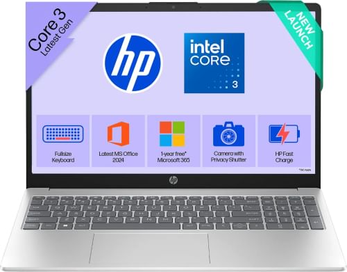 HP 15-fd0886TU Laptop (Intel Core 3 100U/ 24GB/ 512GB SSD/ Win11 Home)