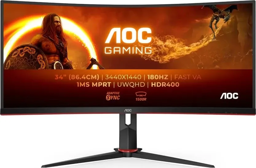 AOC CU34G2XP/BK 34 inch UWQHD Ultrawide Curved Monitor - Price in ...