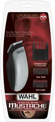 Wahl Mustache Battery Travel 09971-724 Trimmer For Men