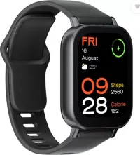Mi Active 5 BT Calling with 3 mic ENC,2"HD Screen,HyperOS connectivity,Metal body Smartwatch