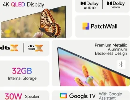 Xiaomi Mi X Pro 2024 55 inch Ultra HD 4K Smart QLED TV (L55MA-SIN)