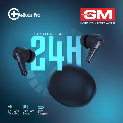 GM G Plus eBuds Pro True Wireless Earbuds