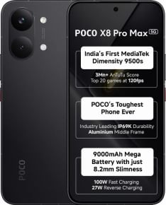 Poco X8 Pro Iron Man Edition vs Poco X8 Pro Max 5G (12GB RAM + 512GB)