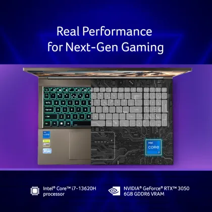 Acer Aspire 7 A715-79G UN.U2KSI.001 Gaming Laptop (13th Gen Core i7/ 16GB/ 512GB SSD/ Win11 Home/ 6GB Graph)