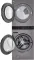 LG WashTower WKE100HVA 4.5 cu ft Front Load Washer with Dryer