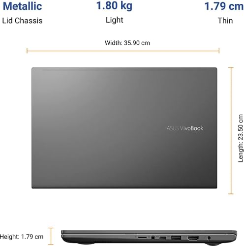 Asus VivoBook K15 K513EA-L712TS Laptop (11th Gen Core i7/ 16GB/ 512GB SSD/ Win10 Home)