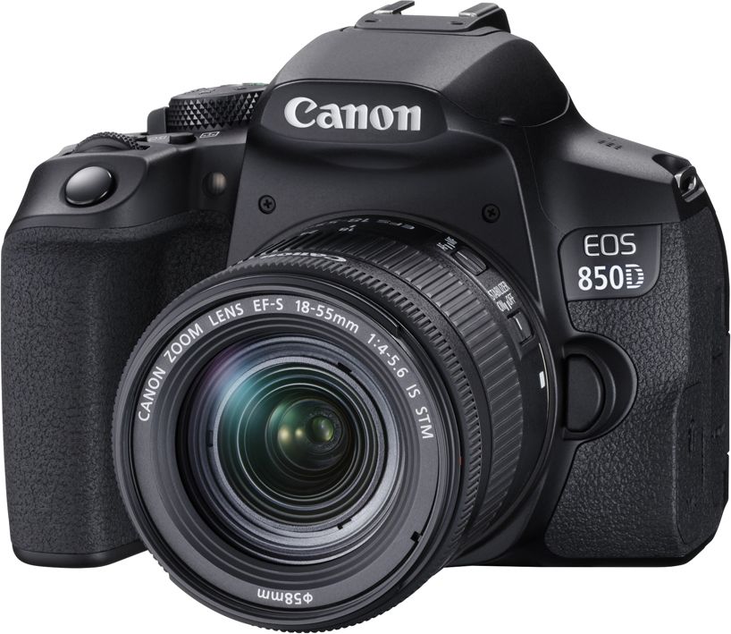 Justitie Oeps Verknald Canon EOS 850D DSLR Camera (18-55 mm Lens) Price in India 2023, Full Specs  & Review | Smartprix