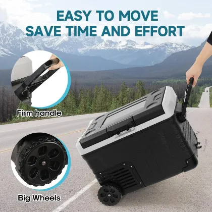 LEONARD ‎LE-USA-50VRF 50 L Portable Mini Refrigerator