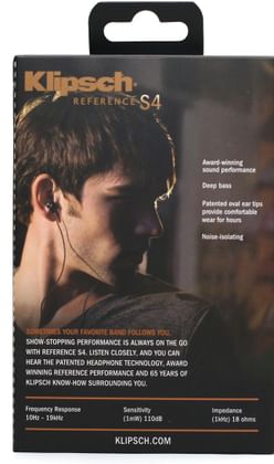 Klipsch Reference S4 In-the-ear Headphone