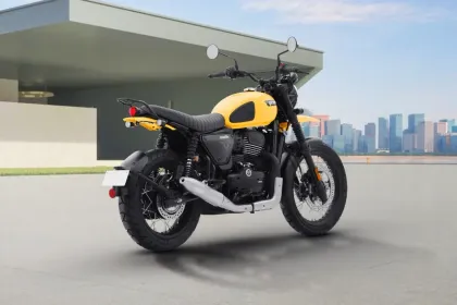 Yezdi Scrambler Fire Orange