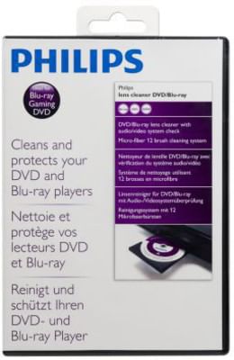 Philips Lens Cleaner SVC2340 for DVD, Blu-Ray (Philips SVC2340)