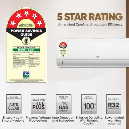 LG US-Q14KNZE 1 Ton 5 Star 2025 Inverter Split AC