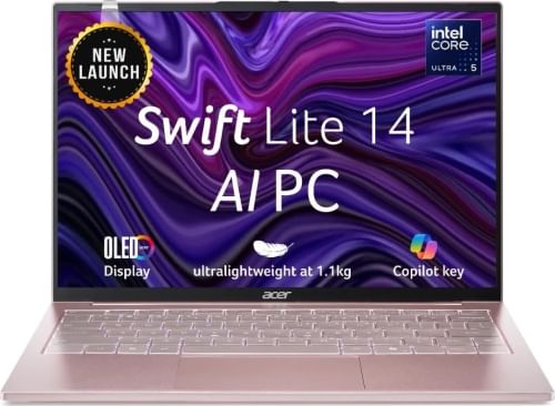 Acer Swift Lite (2025) OLED SFL14-54M NX.DB8SI.001 Laptop (Intel Core Ultra 5 115U/ 16GB/ 512GB SSD/Win 11)