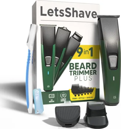 LetsShave 9-in-1 Beard Trimmer Plus