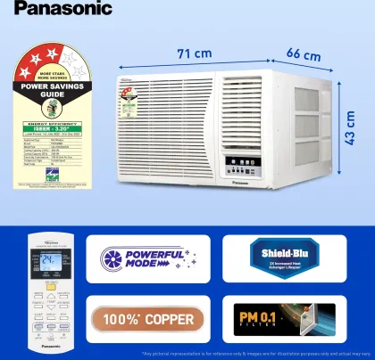 Panasonic CW-LN183BG 1.5 Ton 3 Star 2025 Inverter Window AC