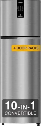 Whirlpool IFPRO INV CNV 355 Illusia Steel-Y 308 L 2 Star Double Door Refrigerator