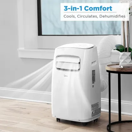 Midea MAP10S1CWT 10000 BTU 115V Portable AC