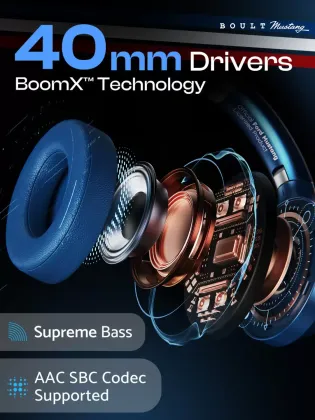 Boult x Mustang Q Wireless Headphones