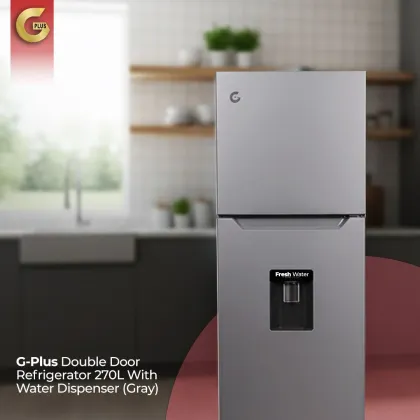 GPLUS GMF2700I 270 L 4 Star Double Door Refrigerator