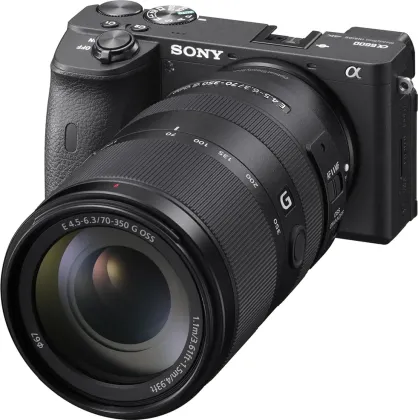 Sony Alpha 6100L 24.2MP Mirrorless Digital Camera with 16-50mm Power Zoom Lens & Sony E 70-350mm F/4.5-6.3 Lens