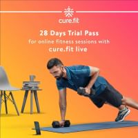 cure.fit 28 Days Pack for Online Fitness Sessions with cure.fit Live (First time User Only)