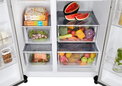 LG GL-B257EPZX 655 L 3 Star Side By Side Refrigerator