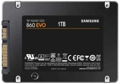Samsung 860 Evo MZ-76E1T0BW 1 TB  Internal Solid State Drive