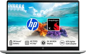 HP OmniBook 3 E2FJ4PA Laptop (Qualcomm Snapdragon X X1-26-100/ 16GB/ 512GB SSD/ Win11 Home)