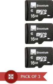 Strontium 16GB MicroSD Card Class 6 (Pack of 2)