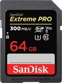 SanDisk Extreme PRO 64GB Micro SDXC V90 UHS-II Class 10 Memory Card