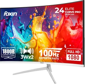 Foxin Elite Pro 24 inch Full HD Curved Monitor