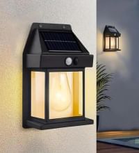 Motion Sensor Auto Chargeable Exterior Outdoor LED Wall Light By Delightful Decor