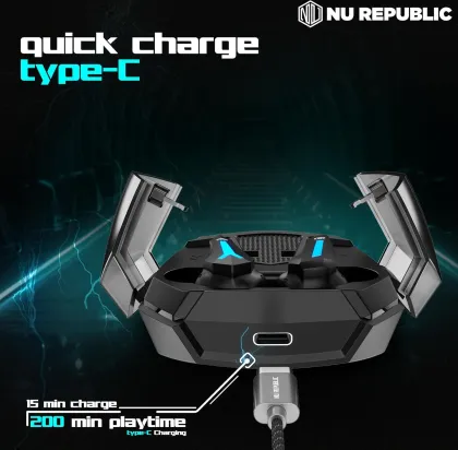 Nu Republic Cyberstud X4 Firefly True Wireless Earbuds