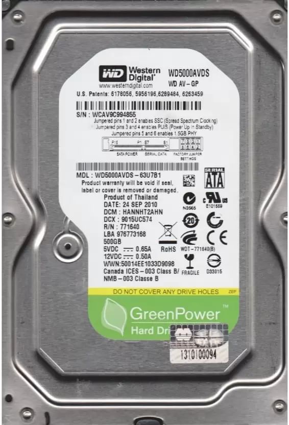 Disque dur interne 8.9 cm (3.5) Western Digital Desktop Everyday