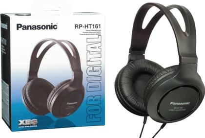 Panasonic RP-HT161 Wired Headphones (Over the Head) Price in India 2024,  Full Specs & Review | Smartprix