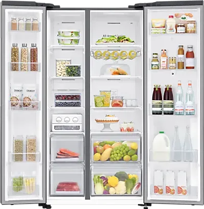 Samsung RS72A5F11SL 681 L Side by side Refrigerator
