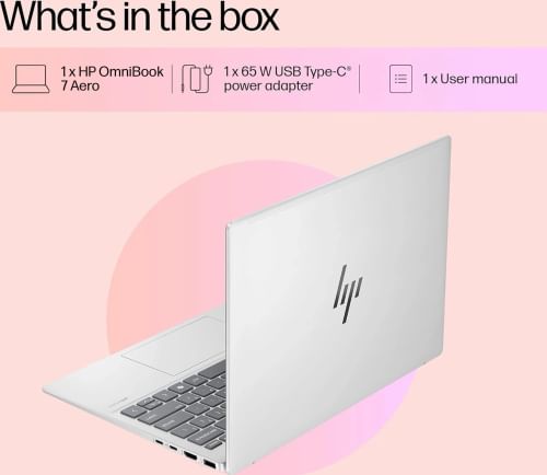 HP OmniBook 7 Aero 13-bg1456AU Next Gen AI Laptop (AMD Ryzen AI 7 350/ 16GB/ 512GB SSD/ Win11)