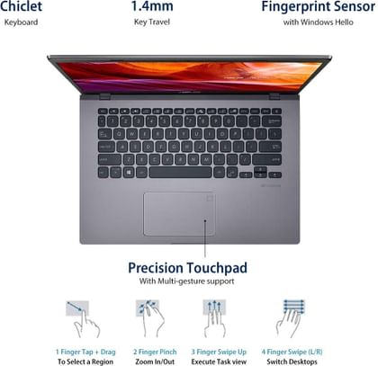 Asus Vivobook X409JA-EK238TS Laptop (10th Gen Core i3/ 4GB/ 256GB SSD/ Win10 Home)