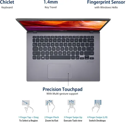 Asus Vivobook X409JA-EK238TS Laptop (10th Gen Core i3/ 4GB/ 256GB SSD/ Win10 Home)