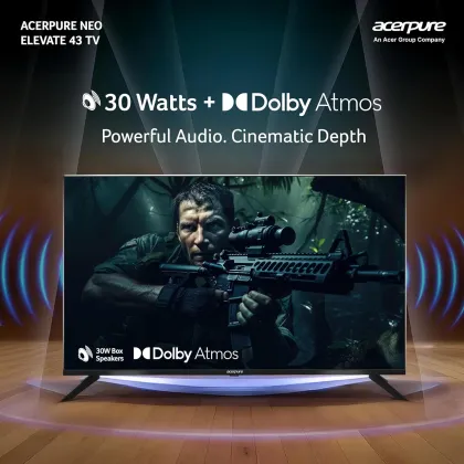 Acerpure Elevate Neo Series 43 inch Ultra HD 4K Smart QLED TV (AP43UG75PELN5)