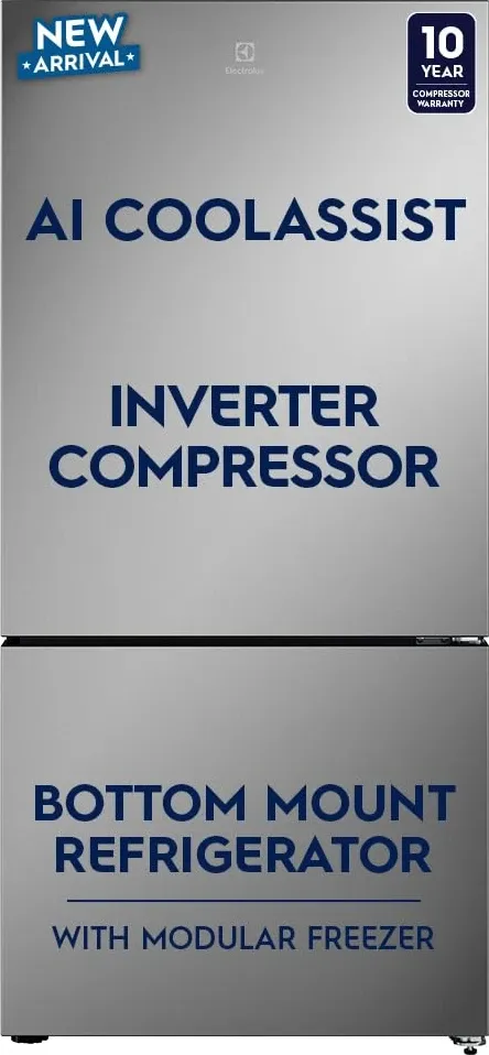 Electrolux EBE5002C-S UltimateTaste 700 496 L 1 Star Double Door Refrigerator
