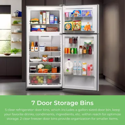 Kenmore 4661345 30"W 18.1 Cu Ft Double Door Refrigerator
