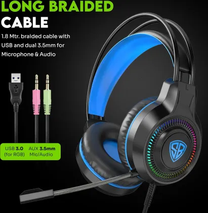 SpinBot BattleBudz H2 Wired Gaming Headphones - image 5
