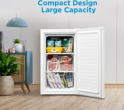 Midea WHS-109FW1 3 Cu Ft Single Door Upright Freezer